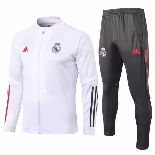 Chandal Real Madrid 2020/21 Blanco Gris Rojo